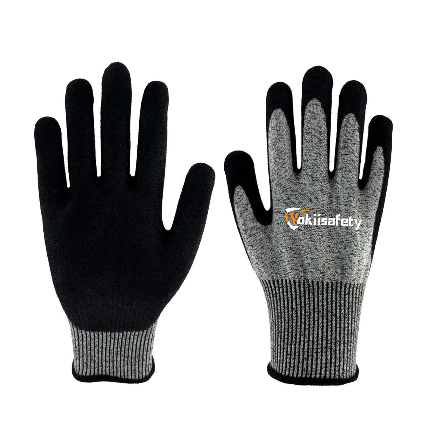 13 Gauge Cut Resistant Gloves With Nitrile Sandy Coating