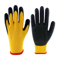 10 Gauge Cotton Gloves with Latex Coating