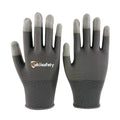 13 Gauge Polyester PU Finger Coated Gloves