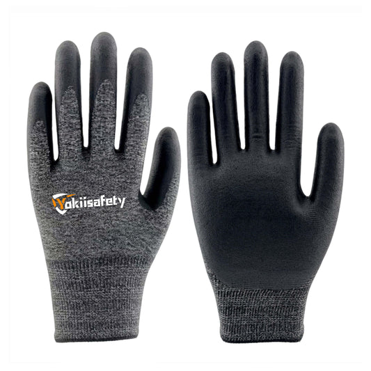 13 Gauge Polyester & Nylon Blended Gloves with Nitrile Foam Coating