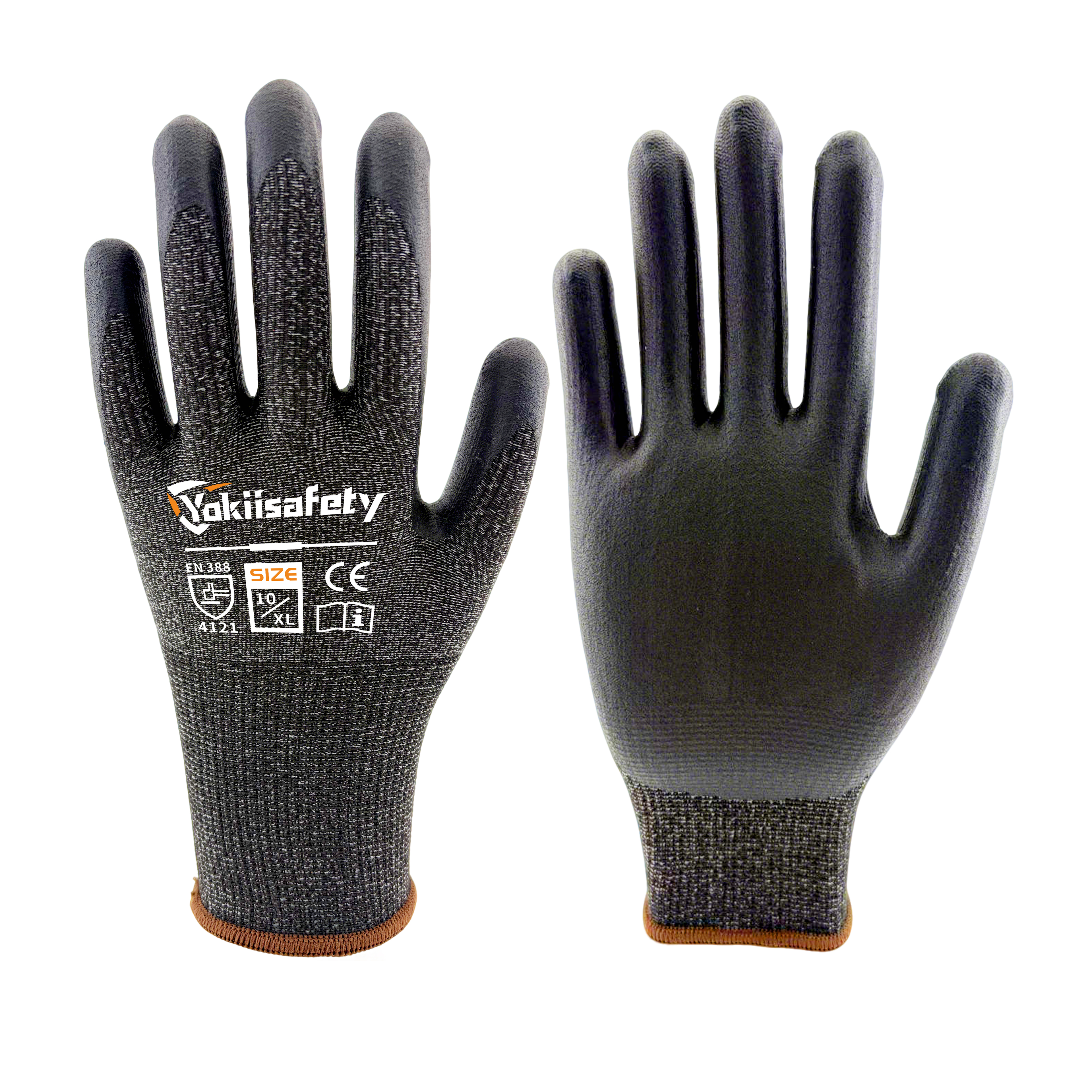 15 Gauge Nylon Gloves With Nitrile Foam Coating
