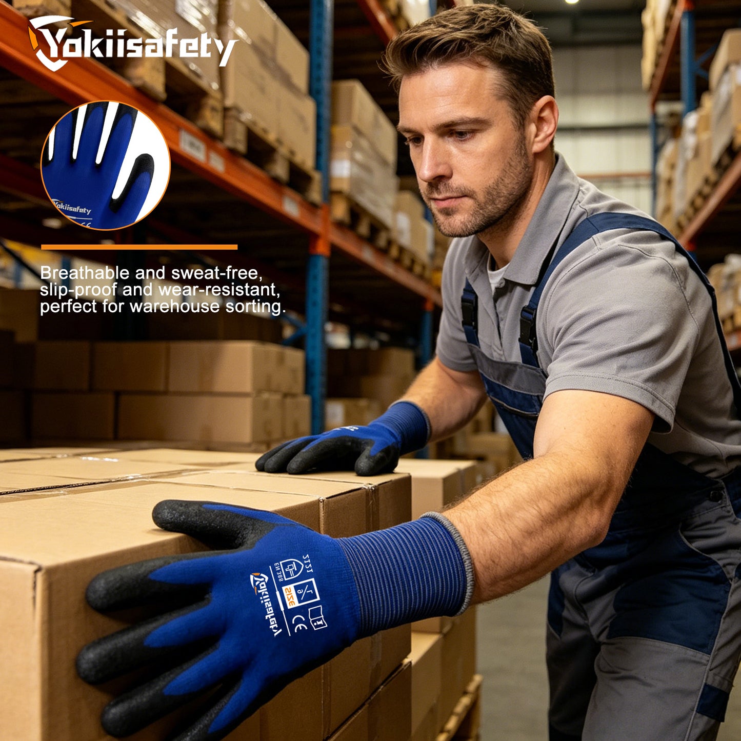 18 Gauge Nylon PU Coated Gloves
