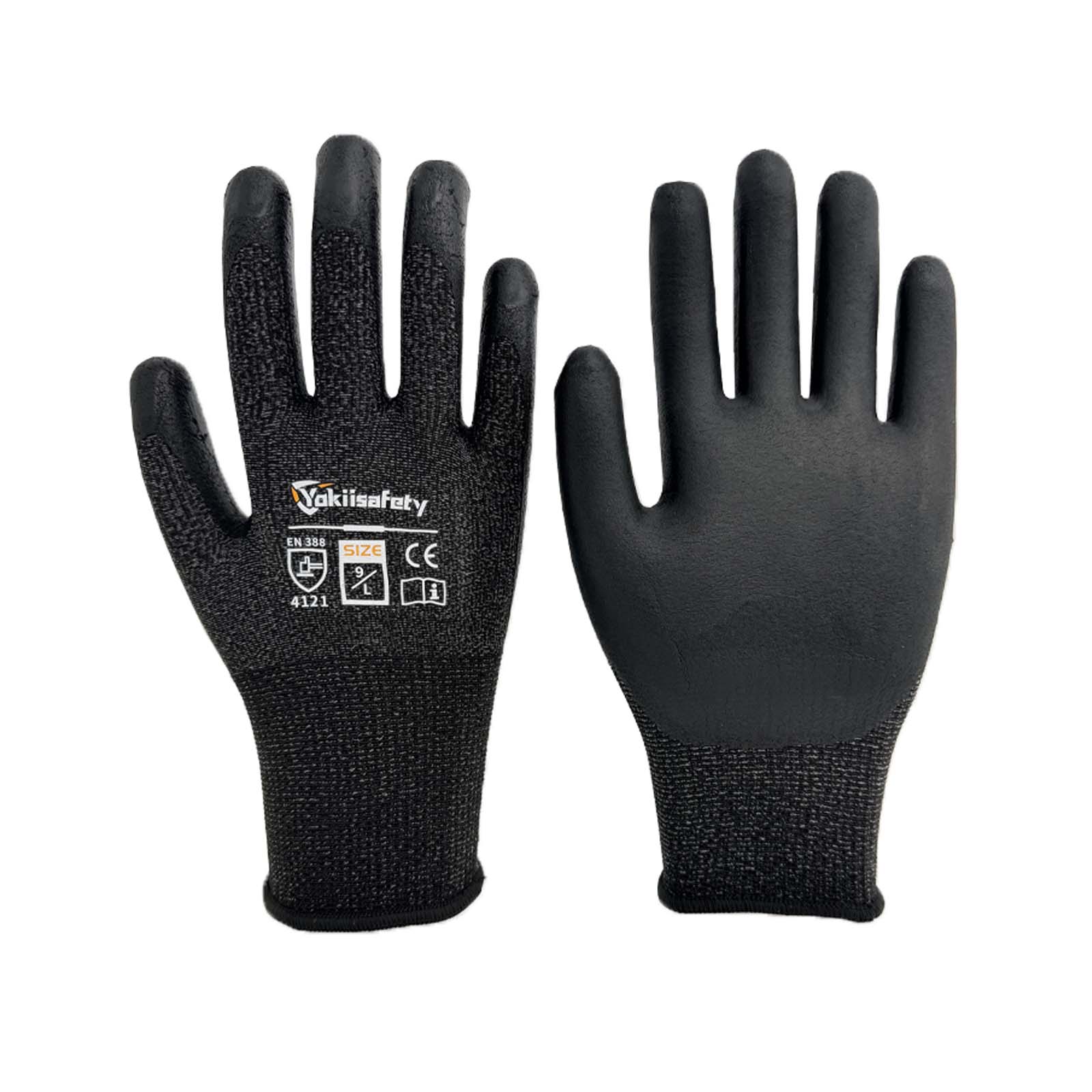 15 Gauge Nylon Gloves With Nitrile Foam Coating