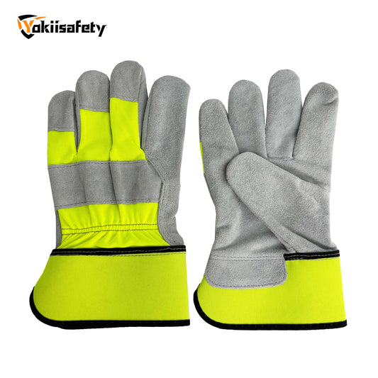 Split Cow Leather Gloves